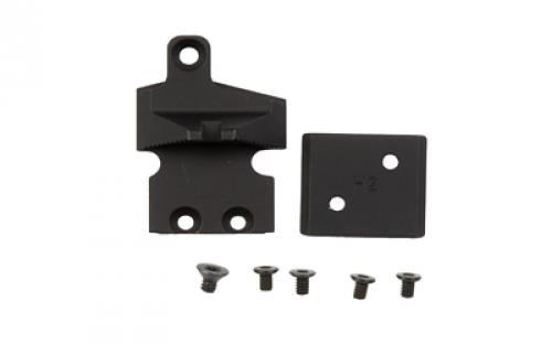 Noveske DM Slide, DLC Finish, Black, Forward Mounted Rear Sight, For Use With Holosun 509T, Fits Noveske Direct Mount Slide, Includes 509T Mounting Plates 05002703