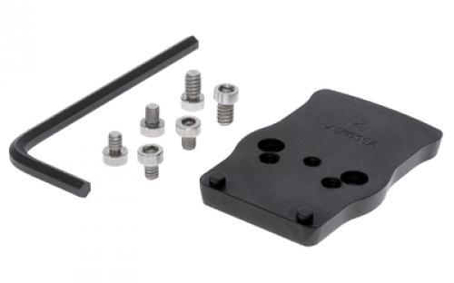 Rival Arms Slide Mounted Optics Adapter, Trijicon RMR to Sig Sauer ROMEO1 PRO Adapter, Black RA-RA45R003A