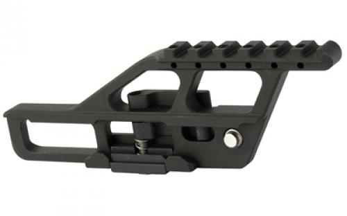 RS Regulate Yugo Front Biased Lower, Modular Side Mount, Fits Yugo/Serbian Type Rifles, Matte Finish, Black, Not Compatible with Folding Stocks AK-306MS