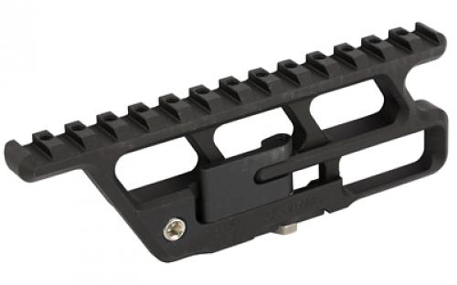 RS Regulate Yugo Full Length Lower, Modular Side Mount, Fits Yugo/Serbian Type Rifles, Matte Finish, Black, Not Compatible with Folding Stocks AK-307MS