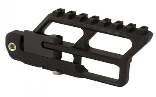 RS Regulate Yugo Rear Biased Lower, Modular Side Mount, Fits Yugo/Serbian Type Rifles, Matte Finish, Black, Not Compatible with Folding Stocks AK-314MS