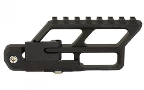 RS Regulate Yugo Rear Biased Lower, Modular Side Mount, Fits Yugo/Serbian Type Rifles, Matte Finish, Black, Not Compatible with Folding Stocks AK-314MS