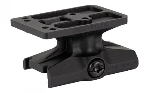 Reptilia DOT Mount, 1.93 Optical Axis Height, Compatible with Holosun AEMS, Anodized Finish, Black 100-211