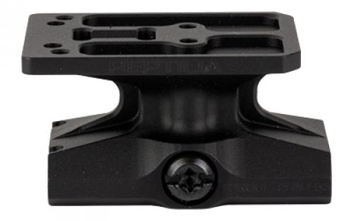 Reptilia DOT Mount, 1.93" Optical Axis Height, Compatible with Holosun AEMS, Anodized Finish, Black 100-211