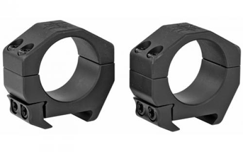 Seekins Precision Scope Ring, .82 Low, 30mm, 4 Cap Screw, Black Finish 0010620002
