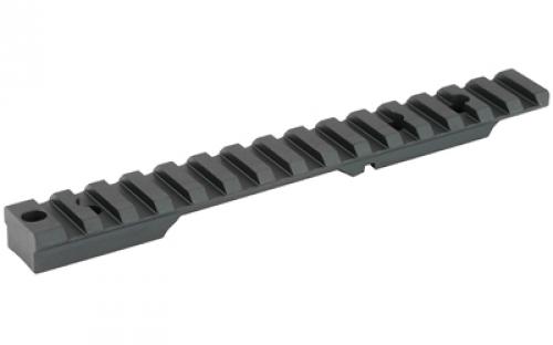 Seekins Precision 0 MOA Scope Base, #6-48 Screws, Fits Remington 700, Short Action, Black Finish 0010710013