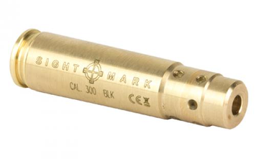 Sightmark Laser Boresighter, Black, Fits 300 Blk/ 7.62x25mm, Includes 2X AG5 Batteries SM39043