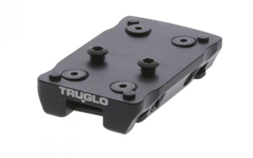 Truglo Red Dot Sight Mount, For Shotgun Vent Rib Barrel with 0.236" to 0.395" Vent Ribs Width, Fits TRUGLO TRUTEC Micro (TG8100B, TG8100BM, TG8100G)/Vortex/EOTech/Burris/Meopta and More, Nitride Finish, Black TG-TG8954U1