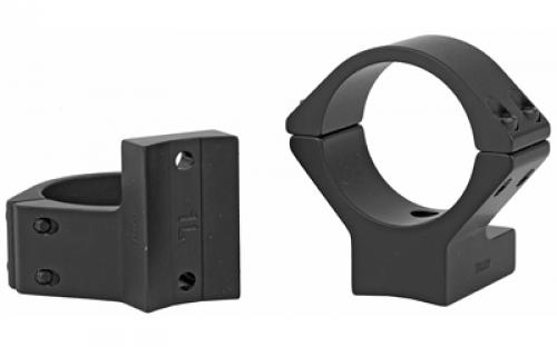 Talley Manufacturing Light Weight Ring/Base Combo, 30mm Low, Black Finish, Alloy, Fits Howa 1500, Weatherby Vanguard 730734
