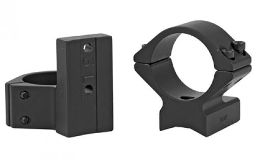 Talley Manufacturing Light Weight Ring/Base Combo, 1" Low, Black Finish, Alloy, Fits Remington 700-721-722-725-40X, Bergara B14, Nosler M48, Mossberg Patriot, MVP, 4X4, Sauer 100, 101, Mauser M18 930700