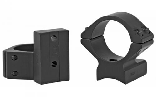 Talley Manufacturing Light Weight Ring/Base Combo, 1" Low, Black Finish, Alloy, Fits Browning X-Bolt 930735