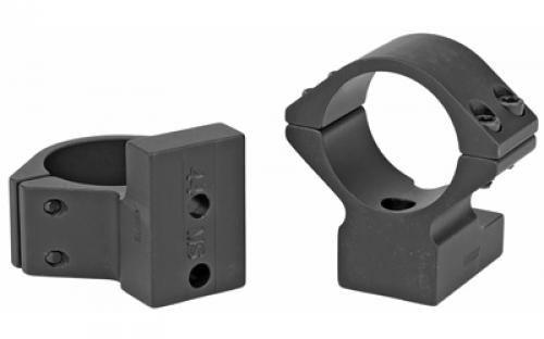 Talley Manufacturing Light Weight Ring/Base Combo, 1" Medium, Black Finish, Alloy, Fits Henry H009/H010/H014 940336
