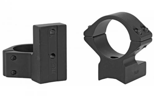 Talley Manufacturing Light Weight Ring/Base Combo, 1" Med, Black Finish, Alloy, Fits Weatherby Accumark, Magnum, Mark V (9 Lug) 940705