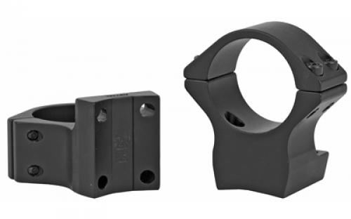 Talley Manufacturing Light Weight Ring/Base Combo, 1" Med, Black Finish, Alloy, Fits Browning X-Bolt 940735