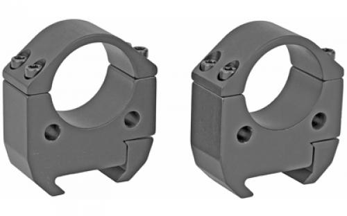 Talley Manufacturing Modern Sporting Rings, Fits Picatinny Rail System, 1" High, Black, Alloy TMS10H