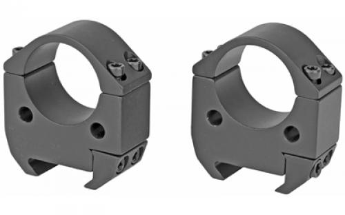 Talley Manufacturing Modern Sporting Rings, Fits Picatinny Rail System, 1" High, Black, Alloy TMS10H