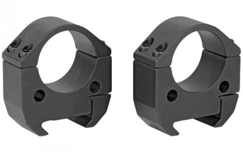 Talley Manufacturing Modern Sporting Rings, Fits Picatinny Rail System, 1" Medium, Black, Alloy TMS10M