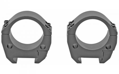 Talley Manufacturing Modern Sporting Rings, Fits Picatinny Rail System, 30mm Low, Black, Alloy TMS30L