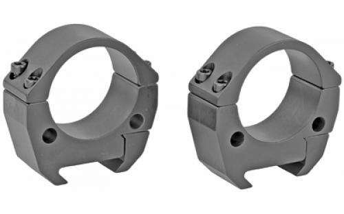 Talley Manufacturing Modern Sporting Rings, Fits Picatinny Rail System, 30mm Low, Black, Alloy TMS30L