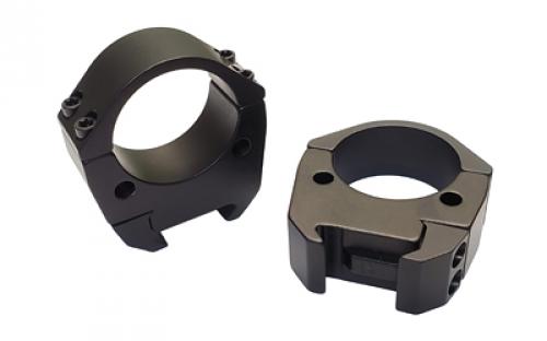 Talley Manufacturing Modern Sporting Ring, Medium Height, Fits 35mm Main Tube, Picatinny Mount, Matte Finish, Black S35M