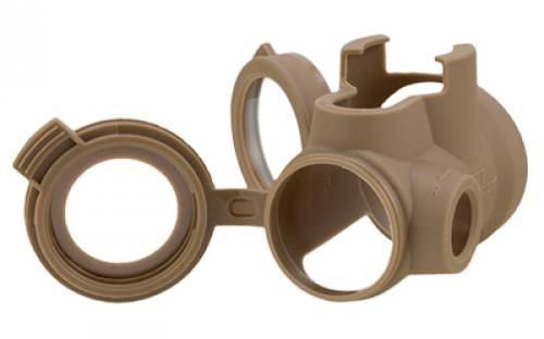 Trijicon Optic Cover, Fits Trijicon MRO, Clear Lens, FDE Finish AC31022