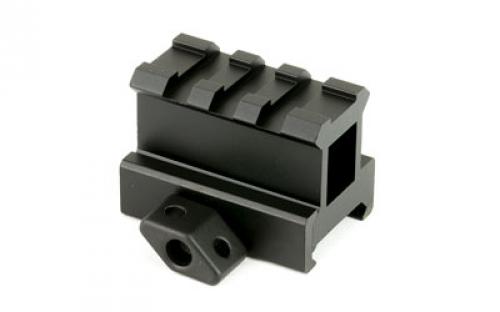 Leapers, Inc. - UTG 3-Slot Compact Riser Mount, 1", Height Compact Riser, Picatinny, Black MNT-RS10S3