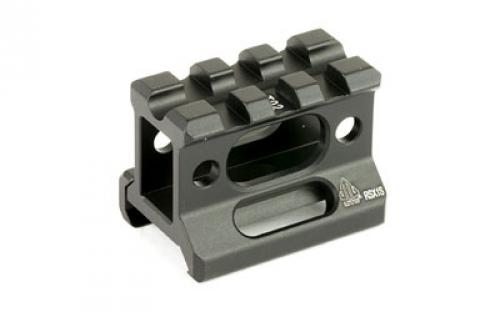 Leapers, Inc. - UTG Riser Mount, 1, 3 Slots, Fits Picatinny, Black Finish MT-RSX1S