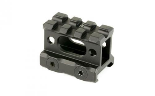 Leapers, Inc. - UTG Riser Mount, 1", 3 Slots, Fits Picatinny, Black Finish MT-RSX1S