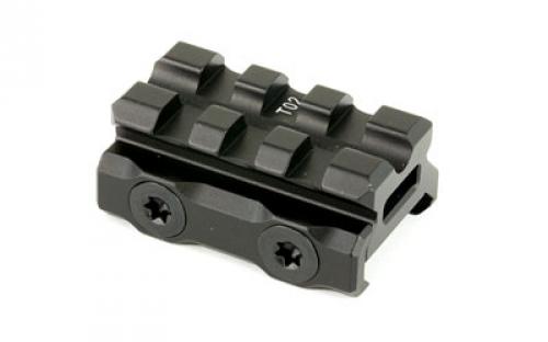 Leapers, Inc. - UTG Super Slim Picatinny Riser Mount, 1/2" Height, 3 Slots. Black Finish MT-RSX5S