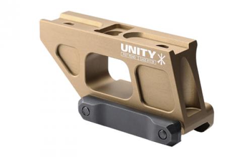 Unity Tactical FAST Micro, Red Dot Mount, 2.26 Optical Height, Compatible with CompM4/CompM4s Footprint, Anodized Finish, Flat Dark Earth FST-COMF