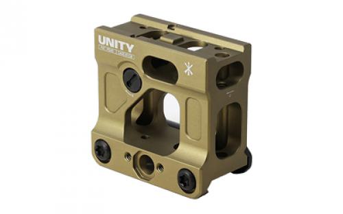Unity Tactical FAST Micro, Red Dot Mount, 2.26 Optical Height, Compatible with T1/T2 Footprints, Anodized Finish, Flat Dark Earth FST-MICF