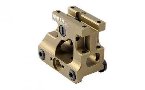 Unity Tactical FAST Micro, Red Dot Mount, 2.26 Optical Height, Compatible with MRO/MRO-HD Footprint, Anodized Finish, Flat Dark Earth FST-MROF