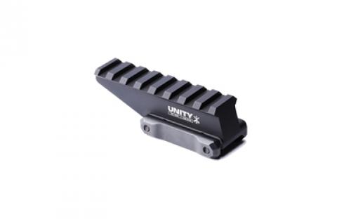 Unity Tactical FAST, Red Dot Riser, Elevates Absolute Cowitness to 2.26 Optical Height, Direct to Picatinny, Anodized Finish, Black FST-RAB