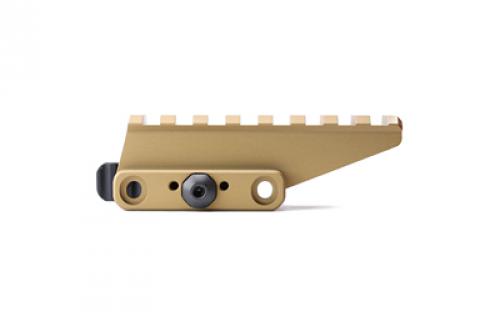 Unity Tactical FAST, Red Dot Riser, Elevates Absolute Cowitness to 2.26" Optical Height, Direct to Picatinny, Anodized Finish, Flat Dark Earth FST-RAF