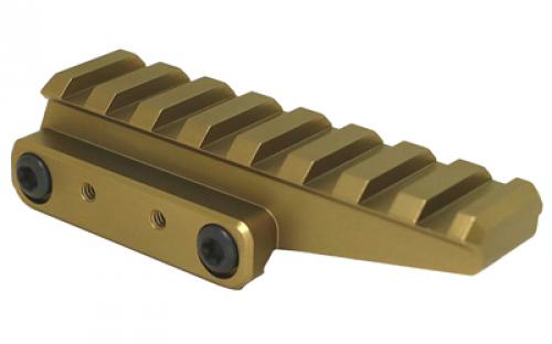 Unity Tactical FAST, Red Dot Riser, Elevates Lower 1/3 Mount to 2.26 Optical Height, Direct to Picitinny, Anodized Finish, Flat Dark Earth FST-ORF