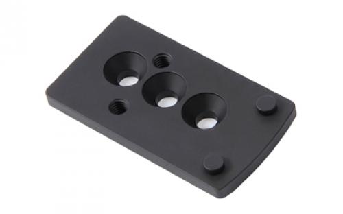 Unity Tactical FAST, Offset Optic Mounting Plate, 2.05 Optical Height, Compatible with UNITY LPVO Mount and Adapter, DPP Pro Footprint, Anodized Finish, Black FST-SOPD