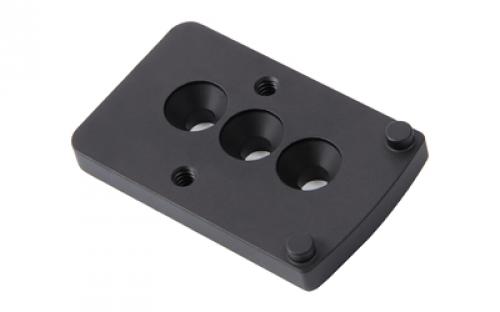Unity Tactical Fast, Offset Optic Mounting Plate, 2.05 Optical Height, Compatible with UNTY LPVO Mount and Adapter, RMR/SRO Footprint, Anodized Finish, Black FST-SOPR