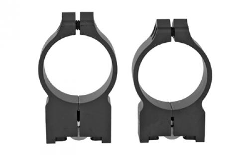 Warne Permanent Attached Fixed Ring Set, Fits Ruger M77, 30mm Medium, Matte Finish 14R7M