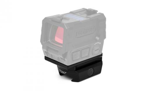 Warne Red Dot Riser, Fits Aimpoint T-2, Aluminum Construction, Anodized Finish, Black 6101M
