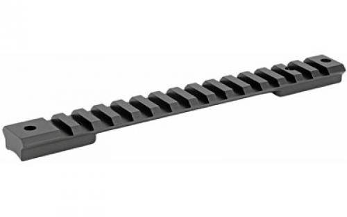 Warne Mountain Tech Tactical 1 Piece Base, Fits Remington Long Action, with 20 MOA Incline, Matte Finish 7674-20MOA