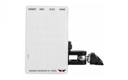 Warne Precision Mount Data Card Holder, Black Finish, Fits Skyline Precision Mount 7854M