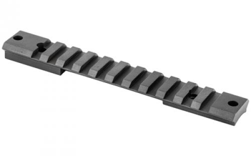 Warne Tactical 1 Piece Base, Fits Remington Short Action, with 20 MOA Incline, Matte Finish M673-20MOA