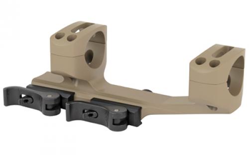 Warne Quick Detach Cantilever Mount, 30mm, Fits AR Rifles, Extended Skeletonized, Dark Earth Finish QDXSKEL30DE