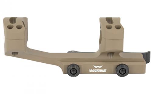 Warne Quick Detach Cantilever Mount, 30mm, Fits AR Rifles, Extended Skeletonized, Dark Earth Finish QDXSKEL30DE