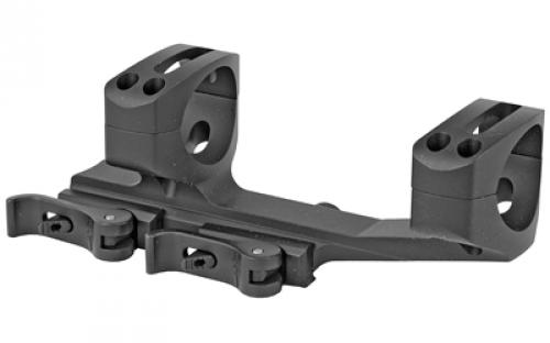 Warne Quick Detach Cantilever Mount, 30mm, Fits AR Rifles, Extended Skeletonized, Black Finish QDXSKEL30TW