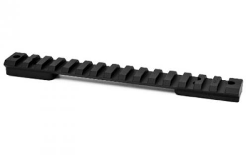 Warne Vapor, 1 Piece Base, Fits Howa 1500 Long Action/Weatherby Vanguard Long Action, Matte Finish, Black V451M