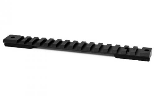 Warne Vapor, 1 Piece Base, Fits Savage 110/111/112/114/116 Long Action with 6-48 Screws, Matte Finish, Black V467M