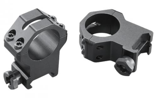 Weaver 4 Hole Tactical, 1 XX High Rings, Fits Picatinny, Matte Finish, Black 48363