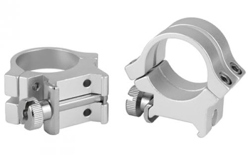 Weaver Quad Lock Ring, 1", High, Silver Finish 49056