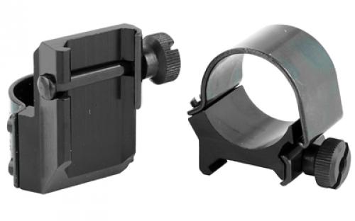 Weaver Detachable Top Mount Ring, 1", Medium Extension, Black 49090